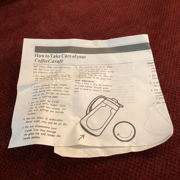 Vintage coffee carafe - Picture 7 of 7